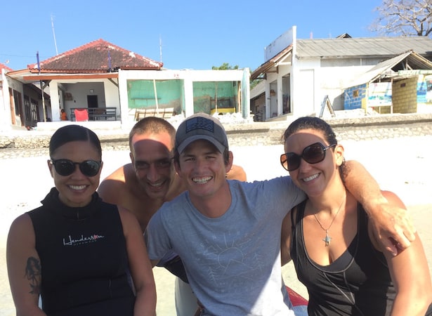 Diving with Andrea Marshall in Lembongan Diving with Andrea Marshall in Lembongan