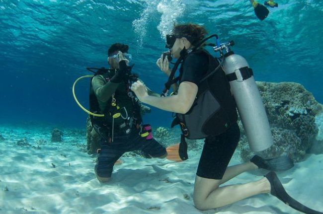 Open Water Skills Optimal Learning Conditions in Gili Air