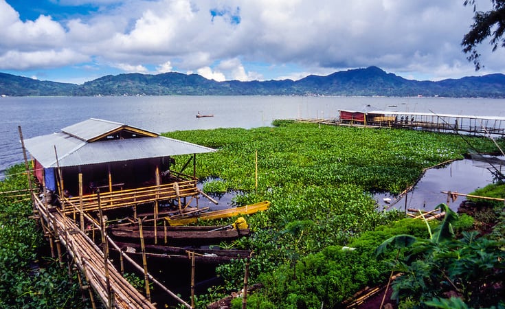 Indonesia, Sulawesi, Tondano. Lake Tondano Tondano North Sulawesi