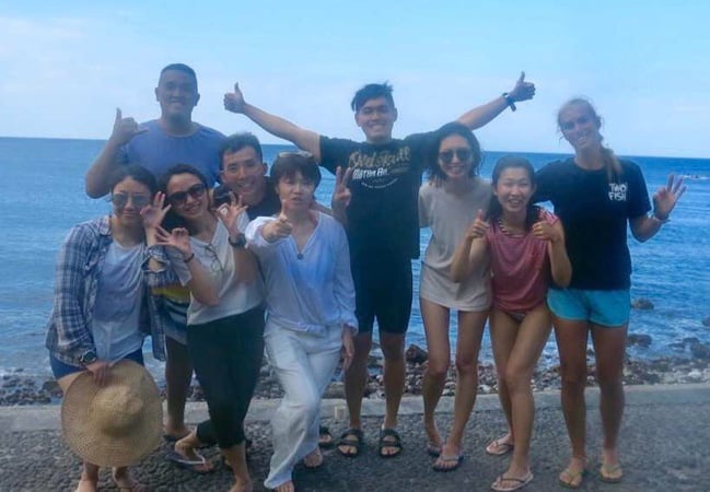 Group picture George Lee Sanur diving sanur