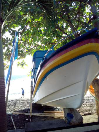 Almost done Boat For Open Water Course