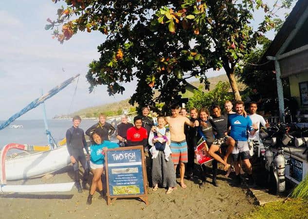 Two Fish Clean up Clean up Day Two fish Amed