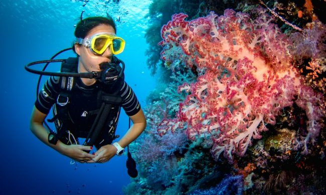 Large Buoyancy wall diving Air consumption