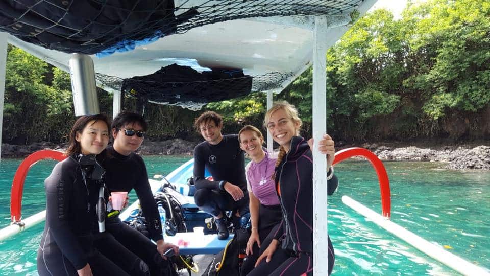 When your SO has caught the scuba virus Scuba trip Padang Bai