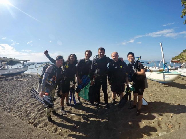 DCIM106GOPROGOPR6929.JPG Dive against debris in Jemeluk Bay, Amed, Bali | Two Fish Divers