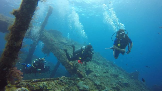PADI Wreck Diver Speciality in Amed | Two Fish Diver Amed