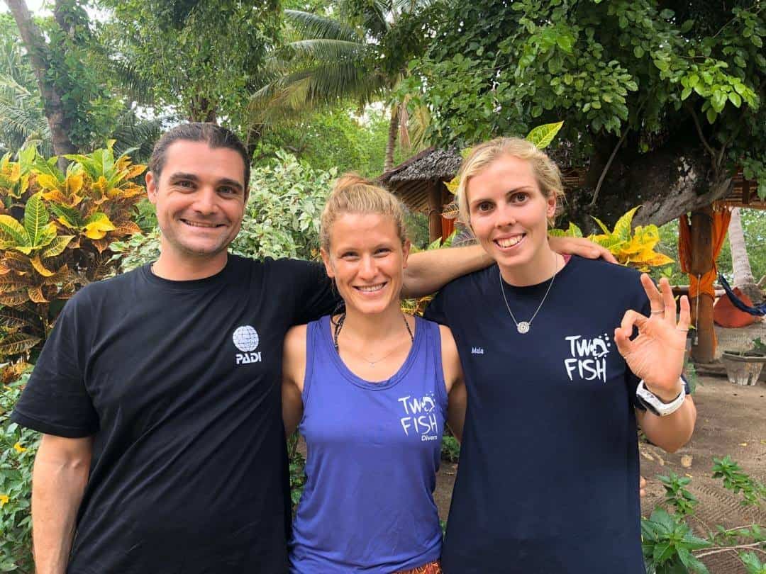 Conny our new Divemaster Trainee in Bunaken PADI Divemaster Internship in Indonesia