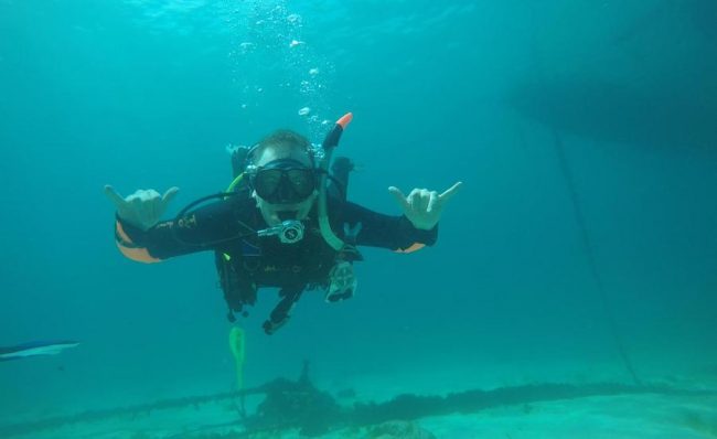 DMT David PADI Divemaster in Nusa Lembongan